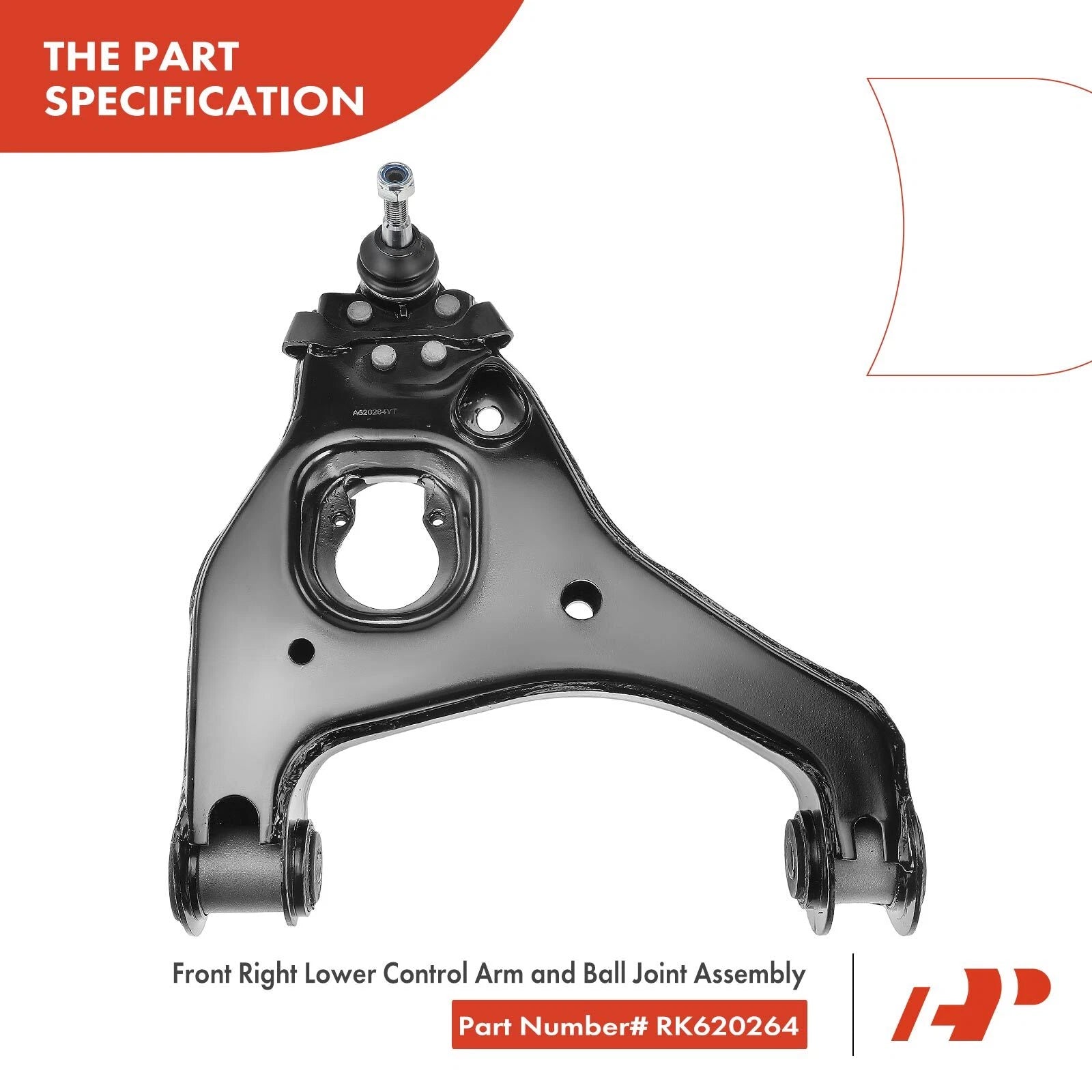 Front Right Lower Control Arm Ball Joint for Chevy Silverado (1999-2006)