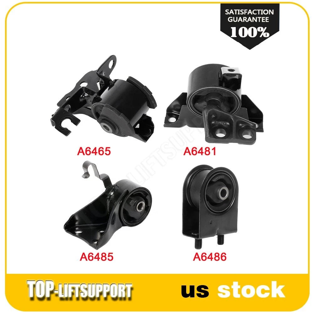 Set of 4 Engine Motor Mounts for Mazda Protege5 (2002–2003)