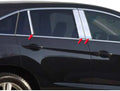 6pc. Luxury FX Stainless Steel Pillar Post Trim for 2013-2018 Acura RDX