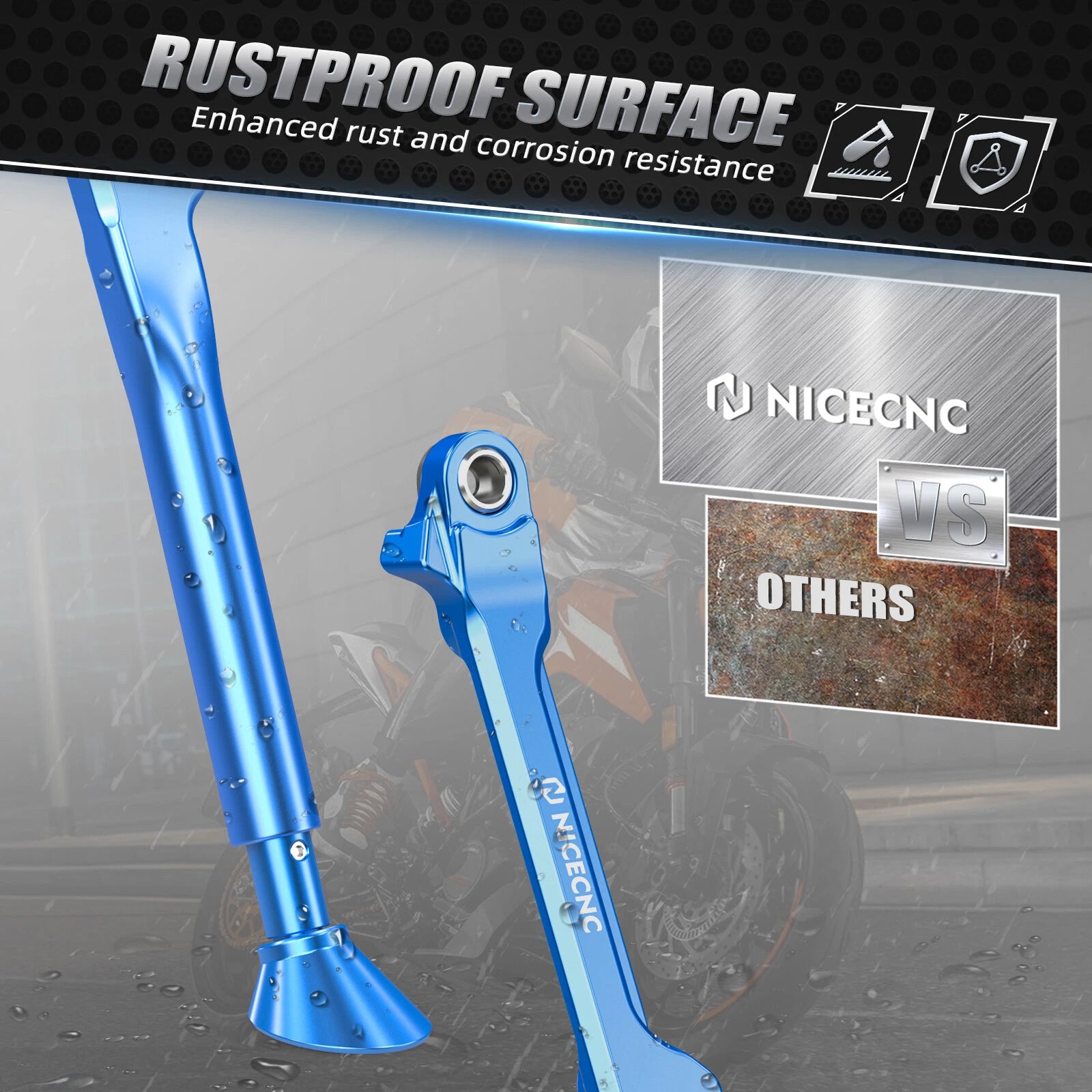 Adjustable Kickstand for Husqvarna TE/FE 150-501 (2024-2025) FX/TX 125-450 (2023-2025)