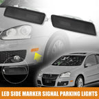 Pair Side Marker Fender Lamps for Volkswagen MK5 Golf GTI (2006–2009) Black