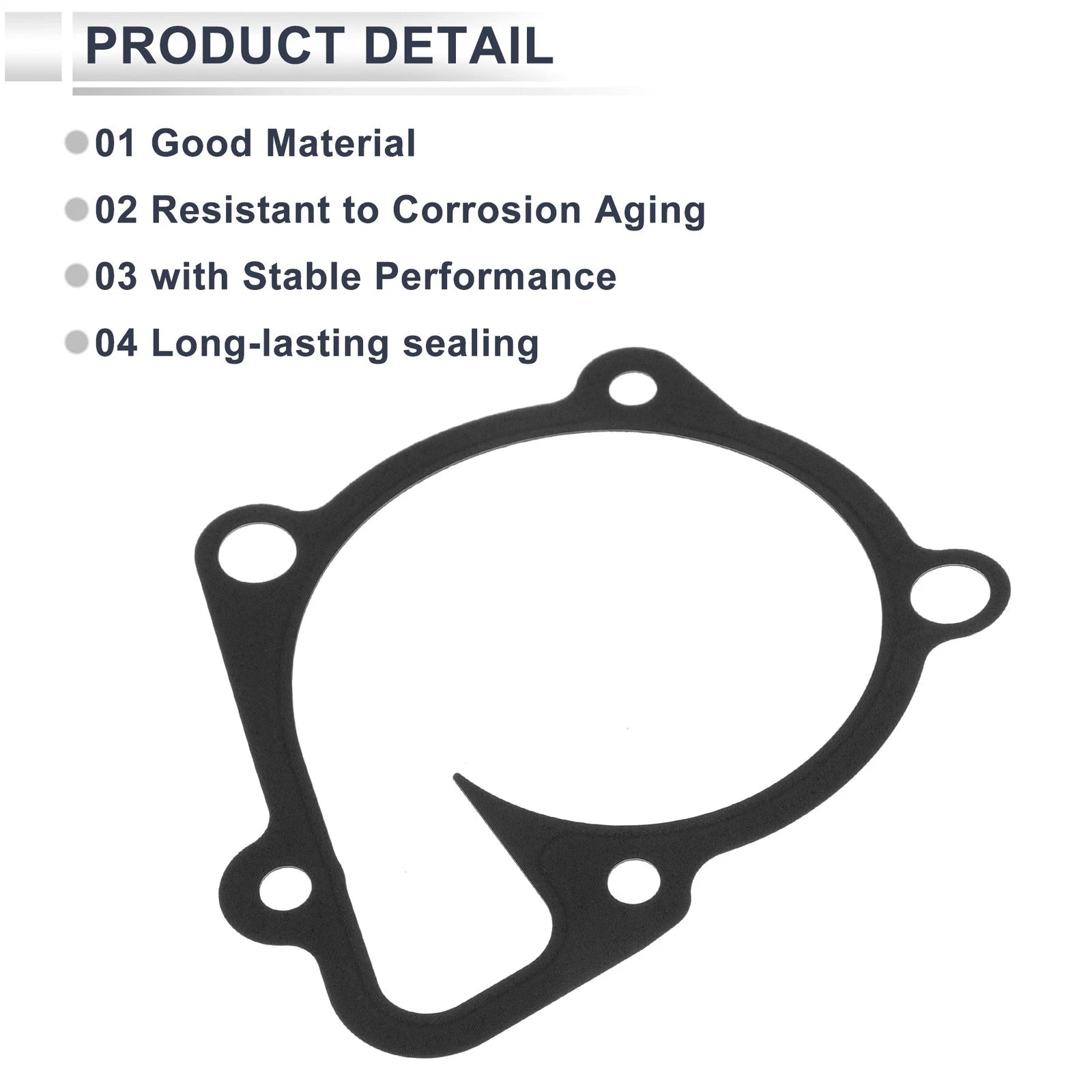 Water Pump Gasket for Hyundai Santa Fe Sport (2013–2016) Rubber 1Pc