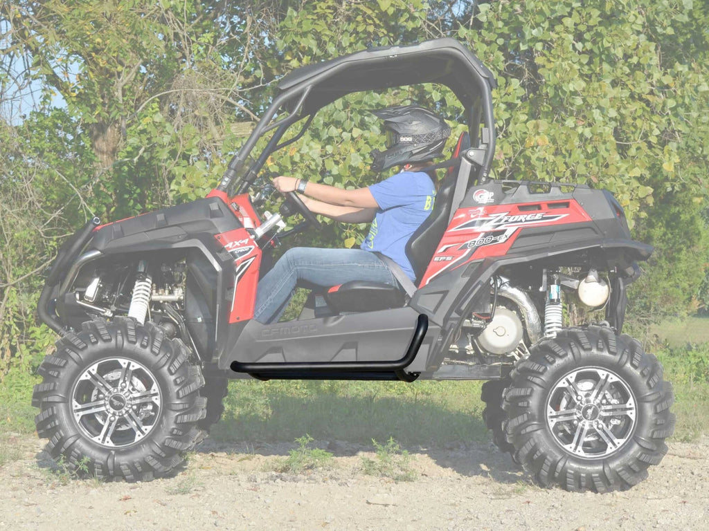 SuperATV Heavy Duty Rock Slider Nerf Bars for CFMOTO Z-Force 800EX/1000 (2015–2023)