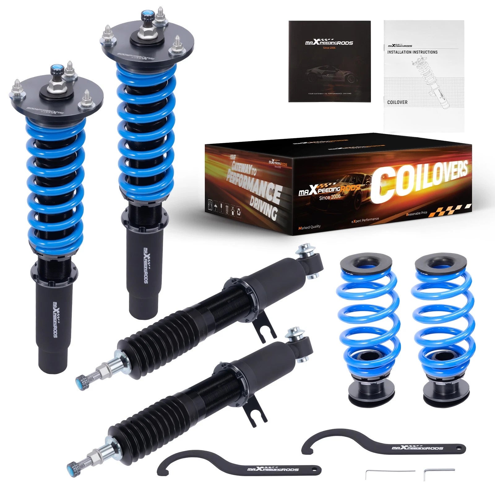 Coilovers Shocks Struts Kit for BMW X5 X6 F15 F16 (2014–2018)