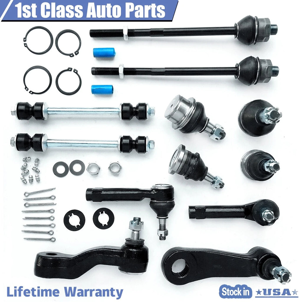 12pc Front Suspension Ball Joints Sway Bars for Silverado GMC Sierra 1500 (1999–2007)