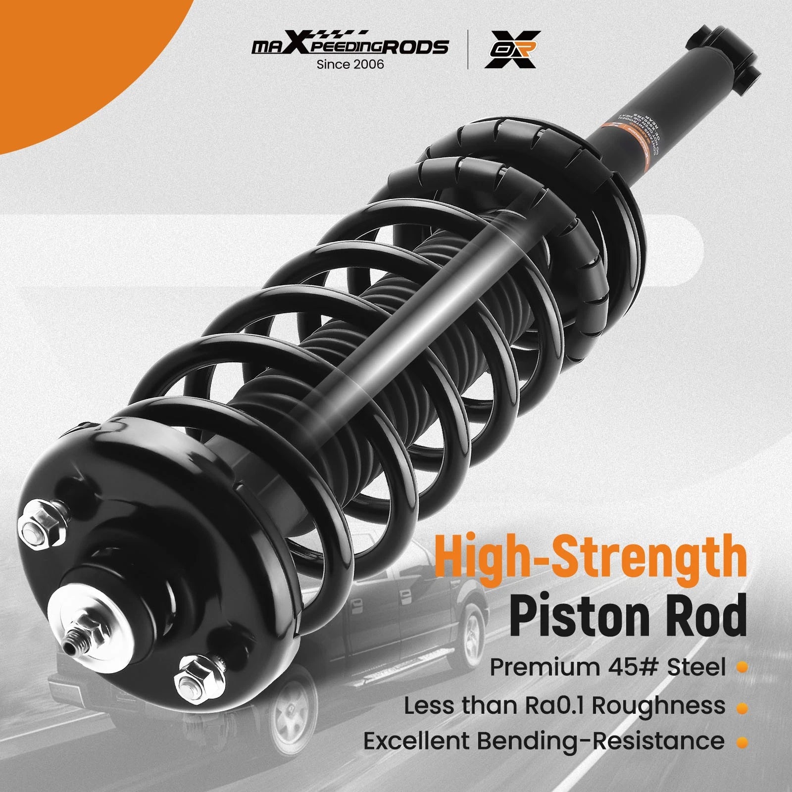 Set of 2 Rear Struts with Coil Spring for Acura TL (1999–2003) & Honda Accord (1998–2002)