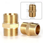 Brass Pipe Adapter 1/4 Inch Air Line Compressor Connector