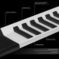 Set of 2 Aluminum Running Boards for F150-F450 Super Duty Supercrew Cab (1999–2016)