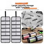 Transparent PVC Lure Tackle Bag with Roll Up Function and 7 Pockets