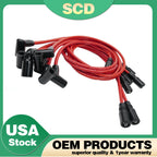 9PCS Spark Plug Wires for Chevy 4.3L V6 Vortec (1996–2014)