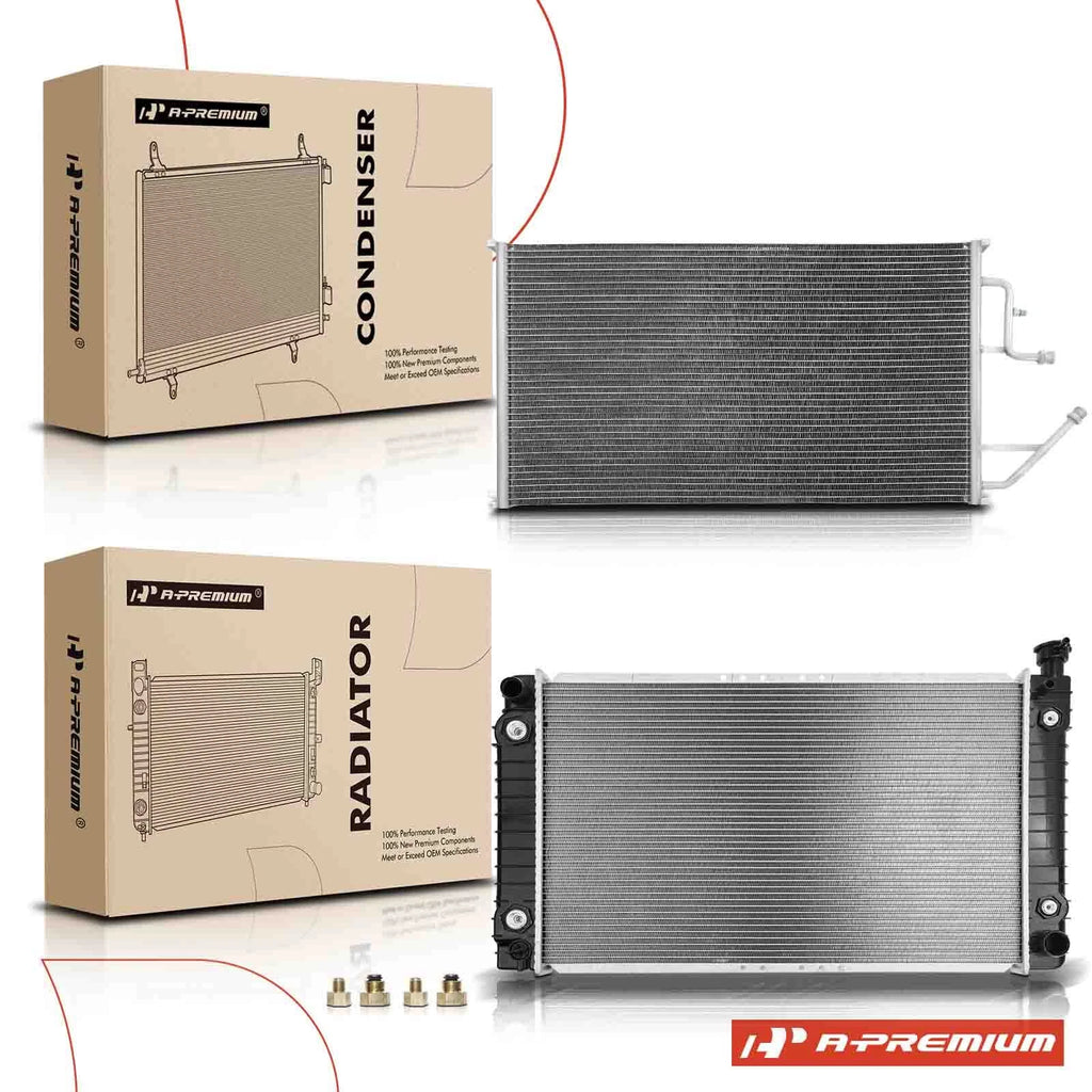 2X Radiator & AC Condenser Cooling Kit for Lincoln Nautilus (2019–2023)