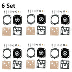 6X Carburetor Repair Kit for Walbro K22-HDA Chainsaw (Replace Parts)