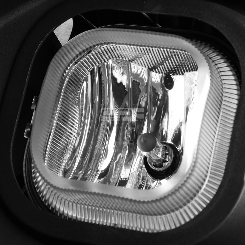 2X Clear Lens Fog Light Lamp Set for Ford F250-F550 (2011–2016) + Wiring + Bezel