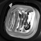 2X Clear Lens Fog Light Lamp Set for Ford F250-F550 (2011–2016) + Wiring + Bezel
