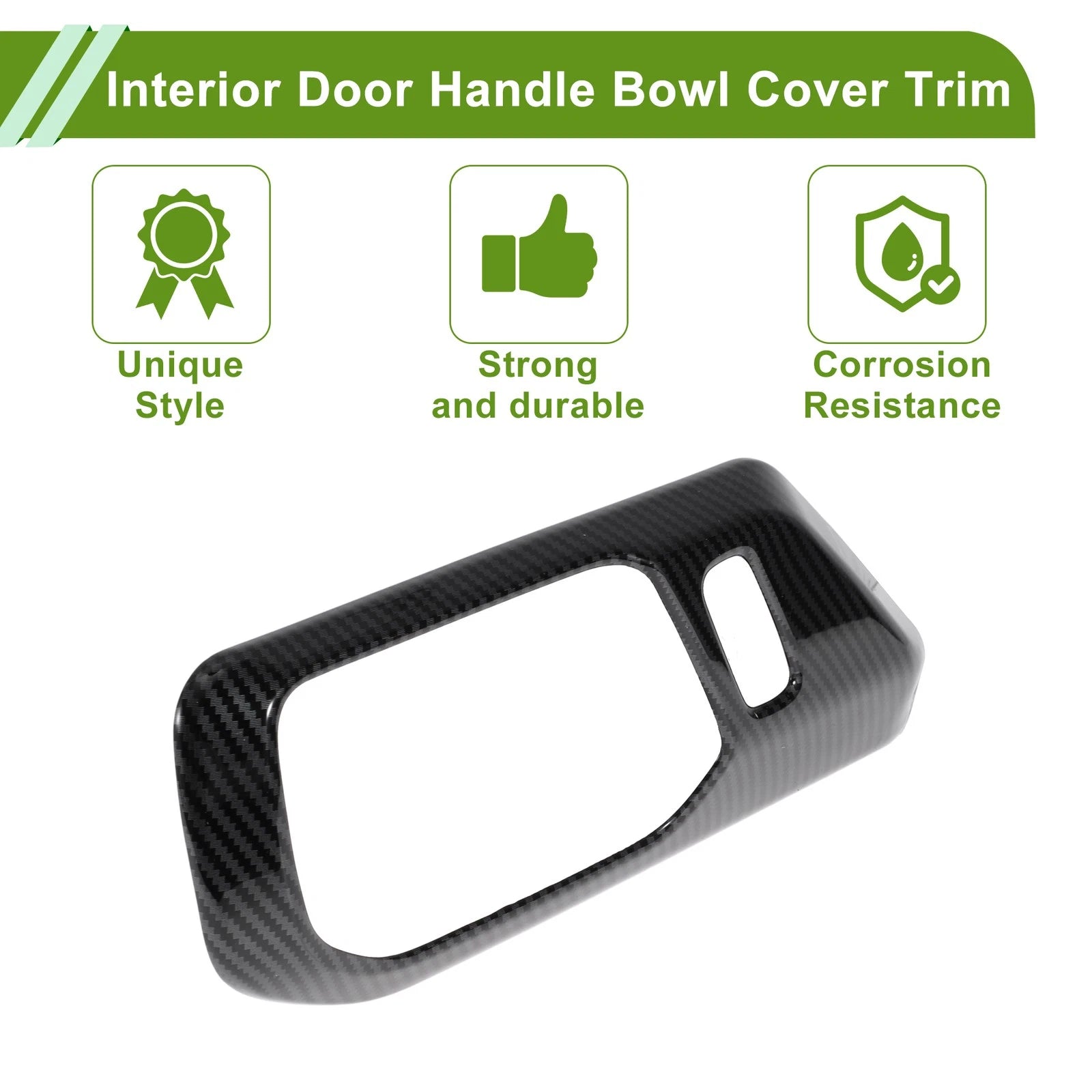 Set of 4 Interior Door Handle Bowl Cover Trim for Ford Bronco (2021–2025)
