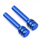 Set of 4 Blue Aluminum Door Lock Knob Pins for Car Truck