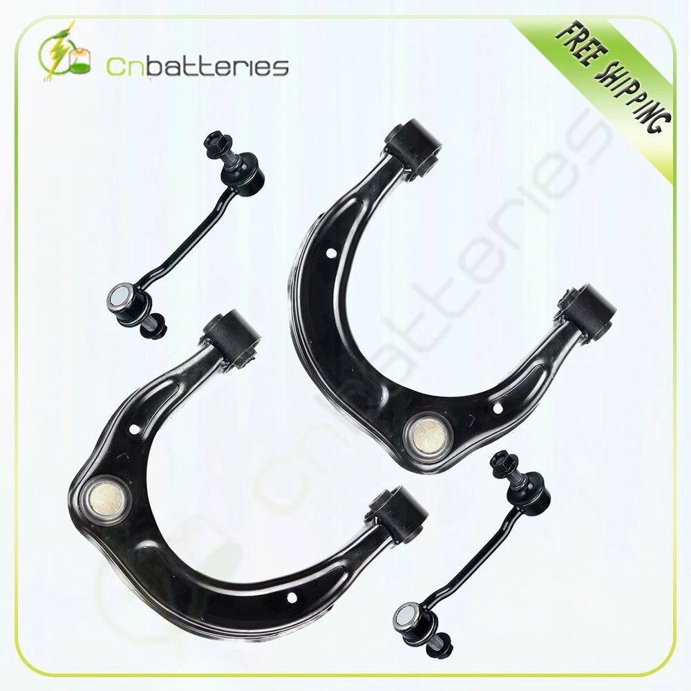 Set of 4 Suspension Front Upper Control Arms Sway Bar Kit for Azera Sonata Amanti