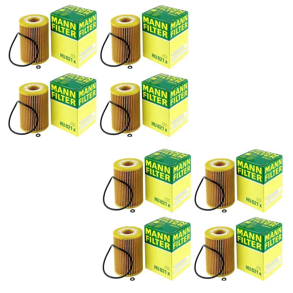 Set of 8 Engine Oil Filters for Mercedes W211 W164 X164 W251