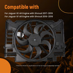 Radiator Cooling Fan Assembly for Jaguar XE XF (2016–2019)