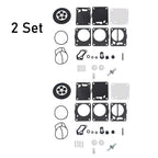 2X Carburetor Diaphragm Repair Kit for Jet Ski PWC Mikuni SBN Super BN (38 40i)