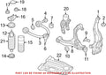 Front Passenger Right Upper Suspension Control Arm for Dodge Durango