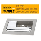 Interior Door Handle for Ford Lobo (2009–2014) - Left Side, Silver