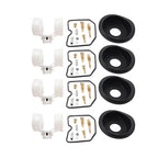 Set of 4 Carburetor Repair Kits for Kawasaki ZX1100 GPZ1100 (1995–1997)
