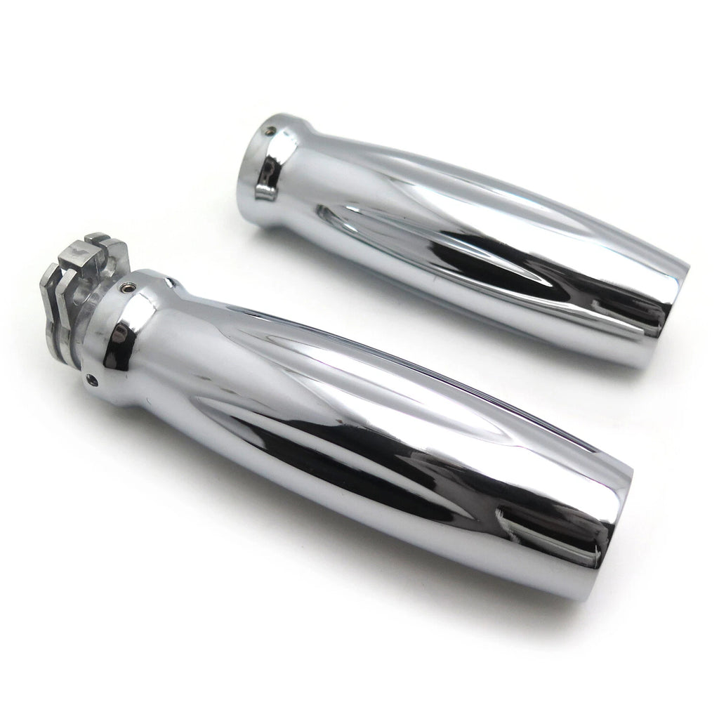 1" Billet Aluminum Hand Grips for Harley Street Bob/Honda Shadow 1100 Aero
