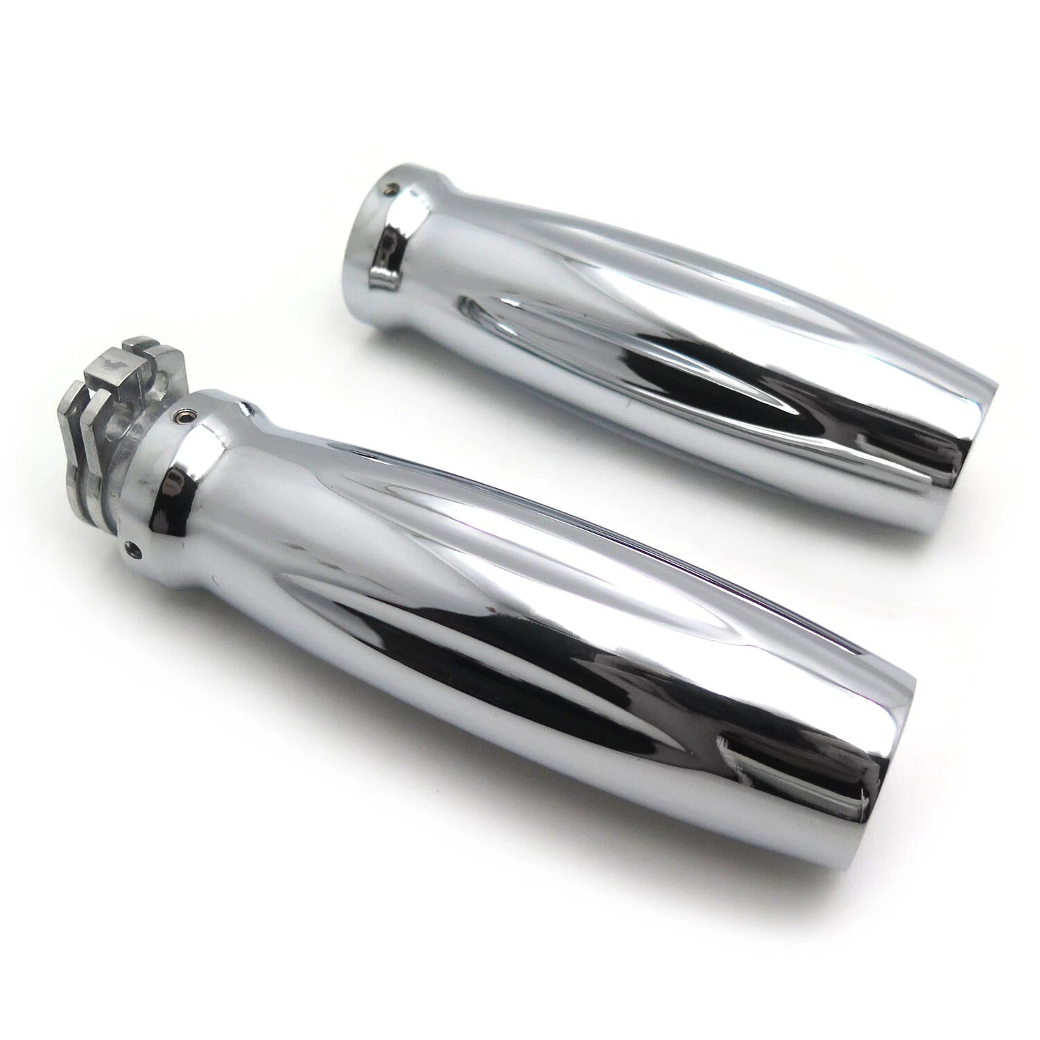 1" Billet Aluminum Hand Grips for Harley Street Bob/Honda Shadow 1100 Aero