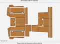 EVA Pad Flooring Mat for Cabo 41 Express (2019–2020)