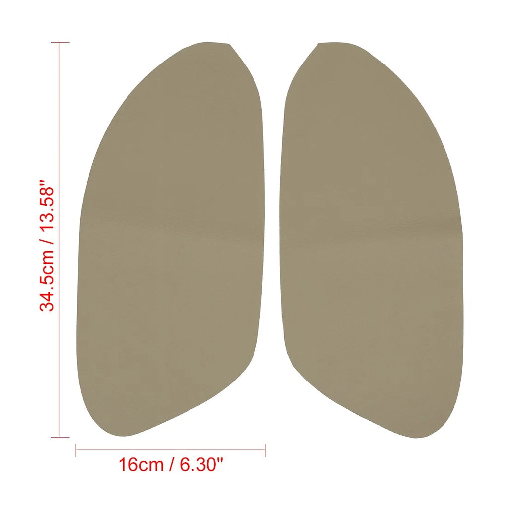 Set of 2 Front Door Panels Armrest Covers Beige for Honda Accord Sedan (2008–2012)