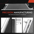 2X Radiator & A/C Condenser with Bracket for Nissan Juke (2011-2017)