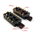 MX Style Foot Pegs for Harley Touring Softail Dyna