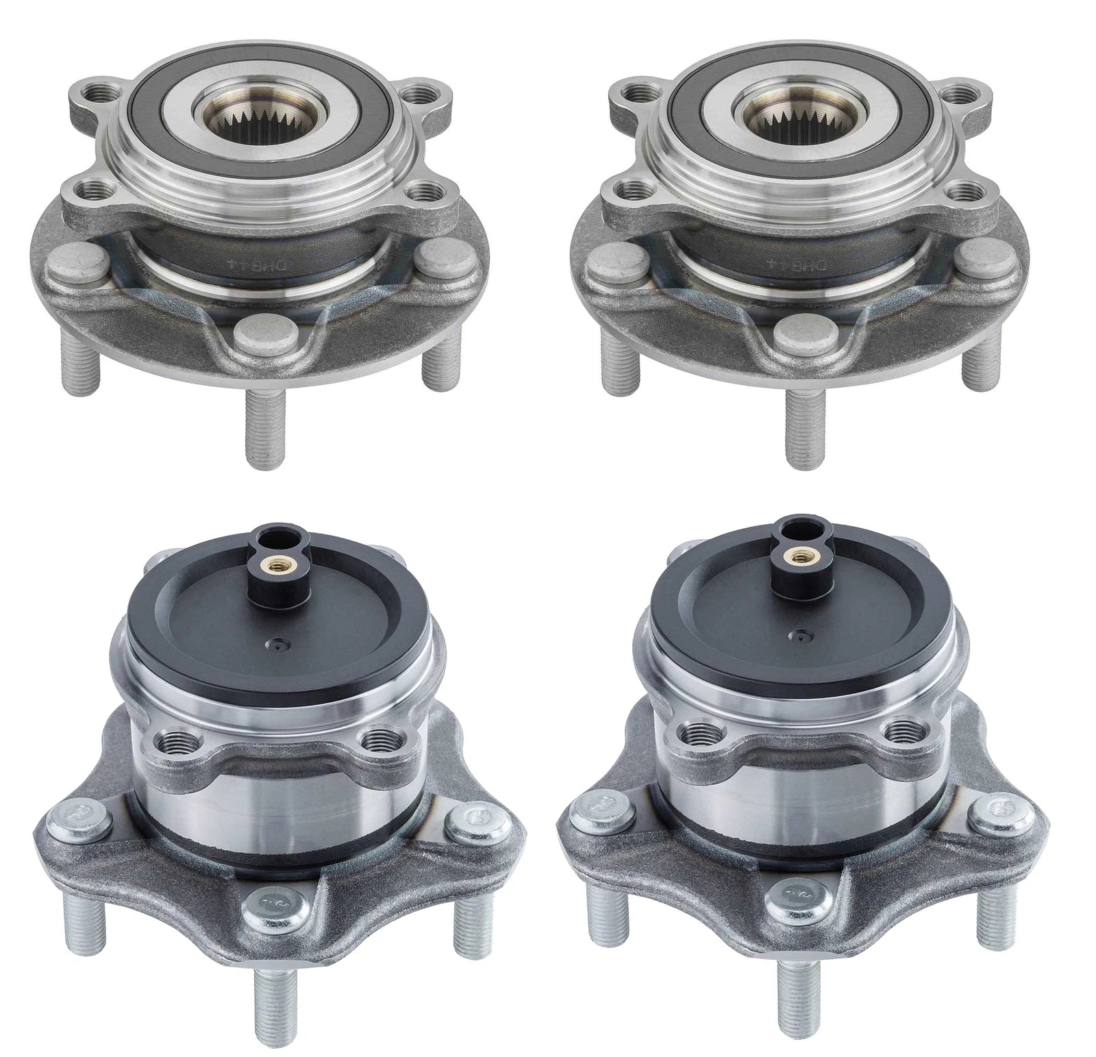 Moog Front & Rear Wheel Bearing and Hub Assemblies Kit for Mazda 3 (2004–2013)