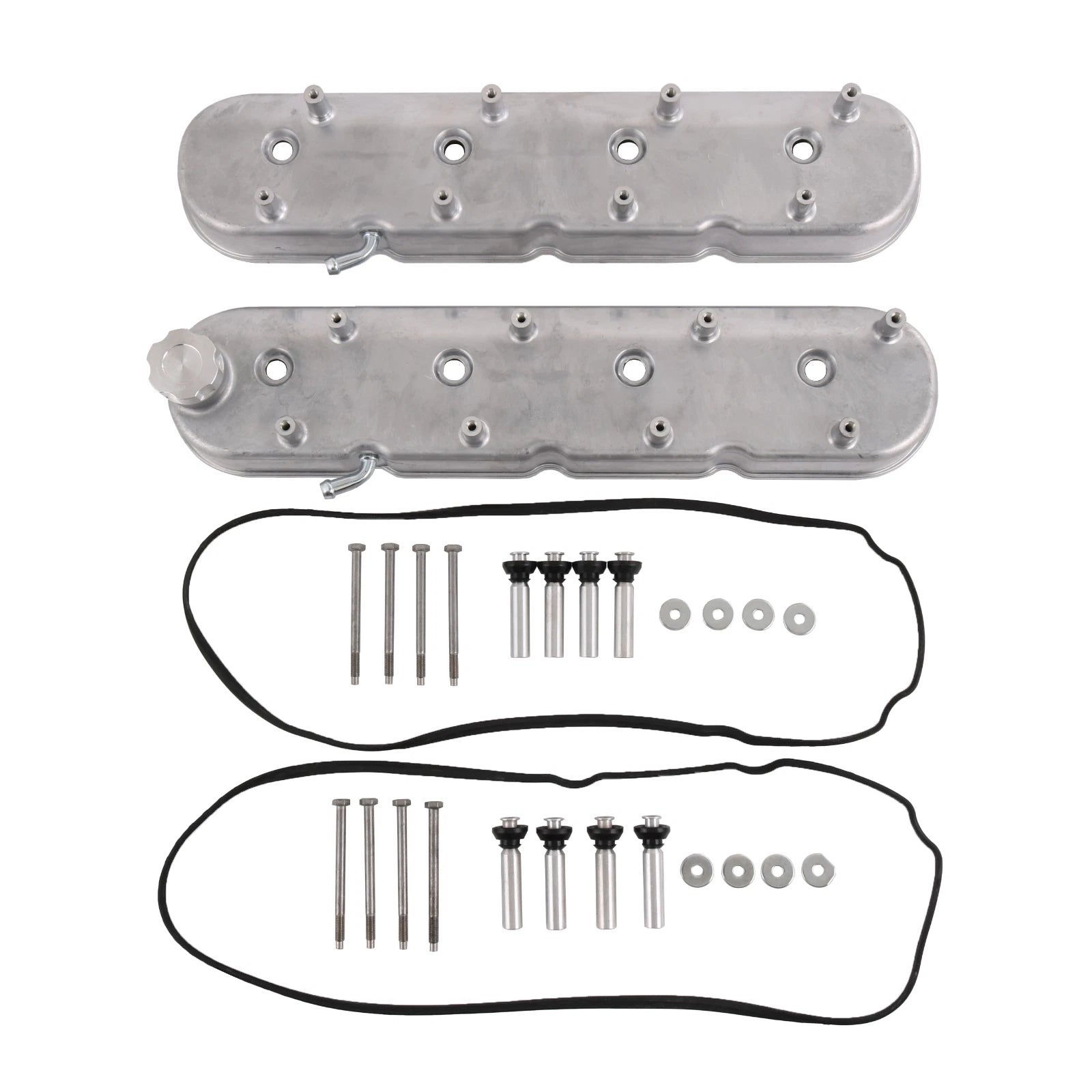 Set of 2 Tall Valve Covers for GM LS1 LS2 LS3 (2000-2019)