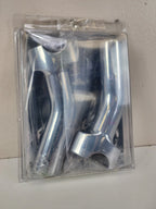 Wild 1 Chubby Billet Risers 5.5in Pullback Chrome W0527 for Harley Davidson