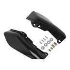 Black Mid-Frame Air Deflectors for Harley Touring Road King Tri Glide (2009–2023)