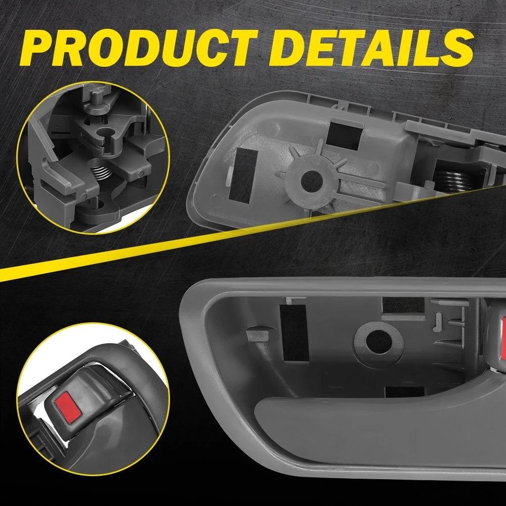 Right Side Inside Door Handle Gray for Toyota Camry (2002–2006)