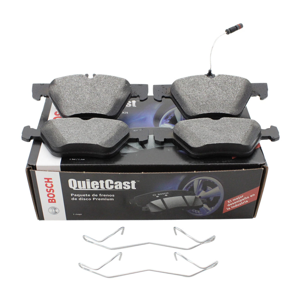 Set of 4 Bosch QuietCast Front Semi-Met Brake Pads for Chrysler Crossfire (2004–2008)