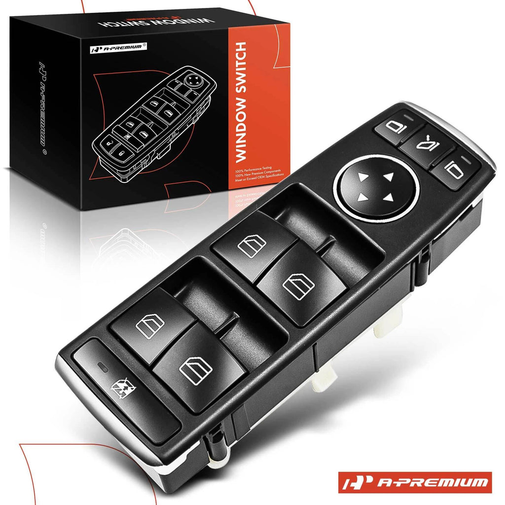 Front Left Power Window Switch for Mercedes-Benz W204 C-Class (2010–2014)