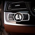 LED Headlight Switch Button Cover Trim for BMW 5 7 Series F10 F11 F01 F04 X3 (2010-2017)