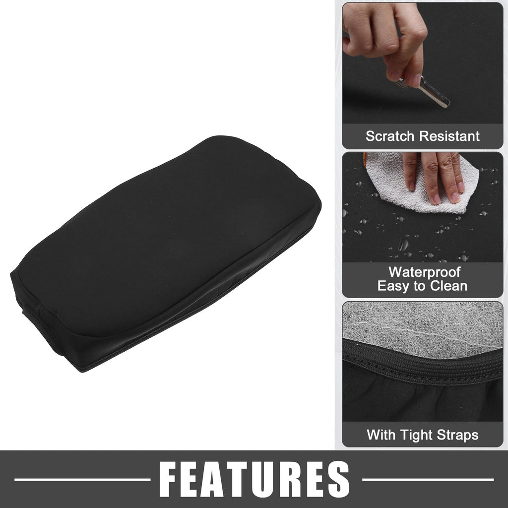 Center Console Armrest Cover Pad for Toyota RAV4 (2019–2023) Black