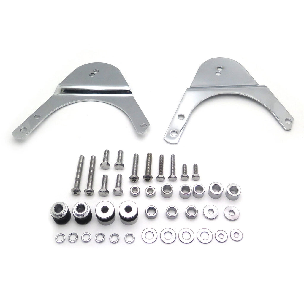 Detachable Luggage Rack Docking Hardware Kit for Harley Touring (1997–2008)