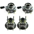 Front and Rear Wheel Bearing & Hub Assembly Kit for Chevy HHR, Saturn Aura (2006–2009)