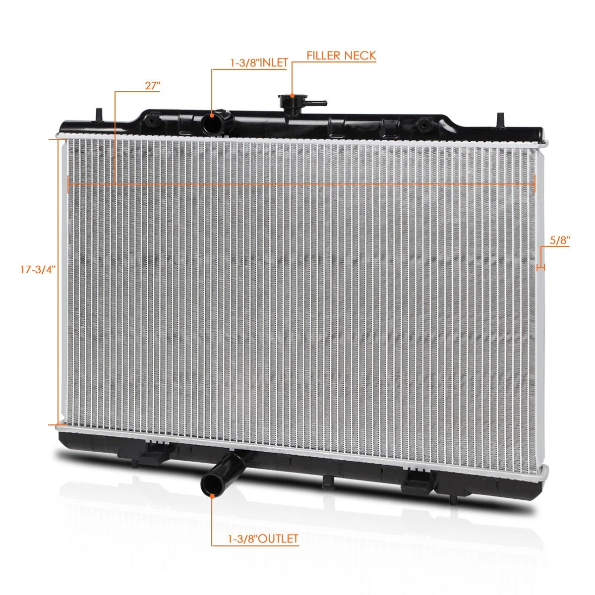 Aluminum Cooling Radiator for Nissan Rogue Select (2008–2015) DPI-13047