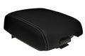 Leather Console Lid Armrest Cover for Mitsubishi Montero (2001–2006) Gray Stitch