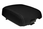 Leather Console Lid Armrest Cover for Mitsubishi Montero (2001–2006) Gray Stitch