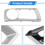 1 Pc Fog Light Grill for BMW X6 (2012–2014) No. 51117312596 Silver Tone