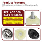 Water Pump Shaft Gear Impeller Gaskets Seals for Suzuki RM125 RM125S (1992–2000)