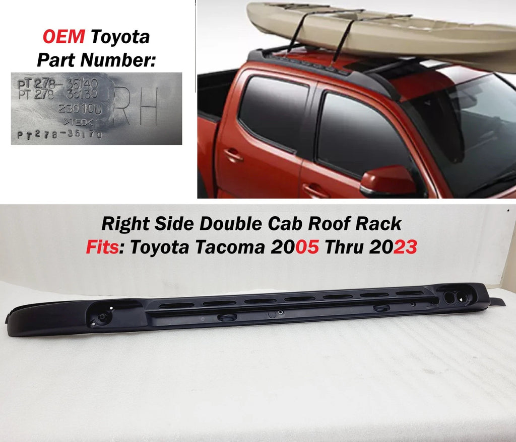 Right Side Roof Rack Cross Bar for Toyota Tacoma (2005–2023) PT27835140